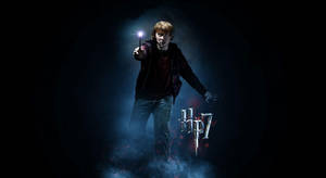 Ron Weasley In Wild Action Wallpaper