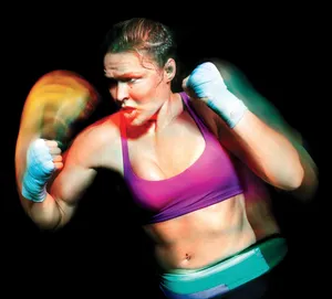 Ronda Rousey Punch Wallpaper