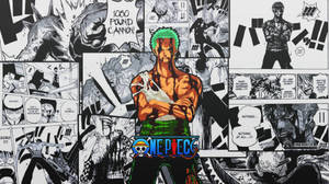 Roronoa Zoro Manga Panel Wallpaper