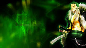 Roronoa Zoro - Powerful Warrior Wallpaper