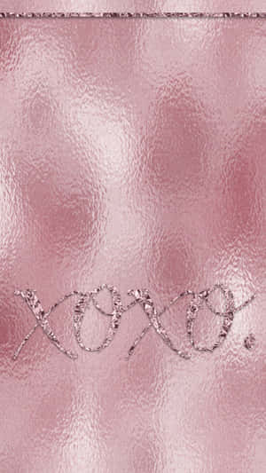Rose Gold Color Xoxo Wallpaper