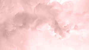 Rose Gold Desktop With Clouds Wallpaper