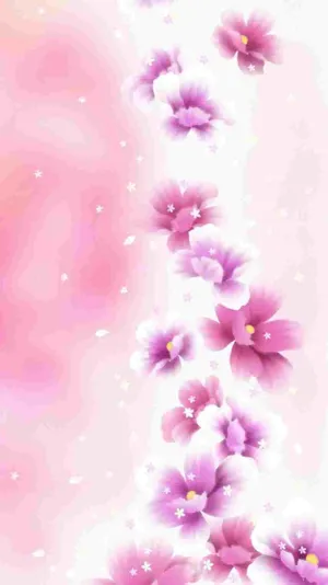 Rose Gold Iphone 5 Flower Petals Wallpaper