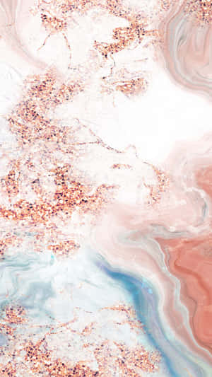 Rose Gold Marble Texture Wallpaper