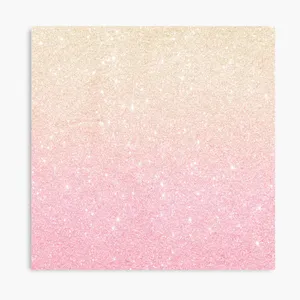Rose Gold Ombre Glitter Canvas Wallpaper