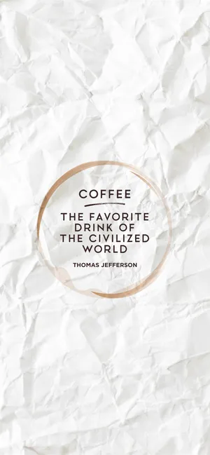 Rose Gold Quotes Coffee Wallpaper