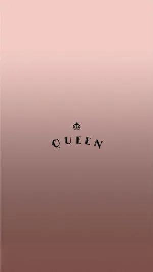 Rose Gold Tumblr Queen Symbol Wallpaper