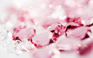 Rose Pink Crystal Wallpaper