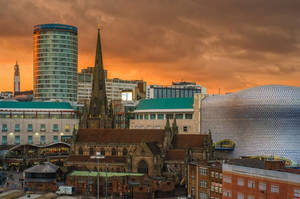 Rotunda Building In Birmingham Wallpaper