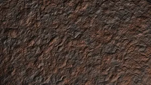 Rough Texture Bronze Stone Wall Wallpaper