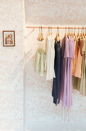 Rouje Dresses On Racks Wallpaper