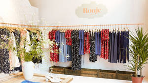 Rouje Inside Clothing Store Wallpaper