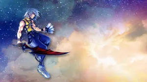 Roxas In The Kingdom Hearts Universe Wallpaper