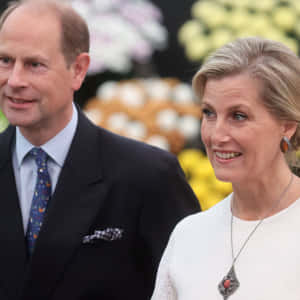 Royal Couple Prince Edward And Sophie Wallpaper