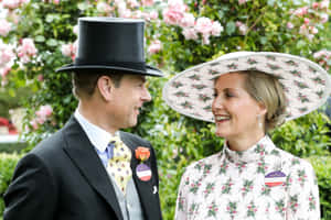 Royal Couple Prince Edward And Wife Wallpaper