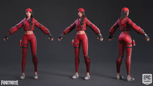 Ruby Fortnite 3d Model Renders Wallpaper