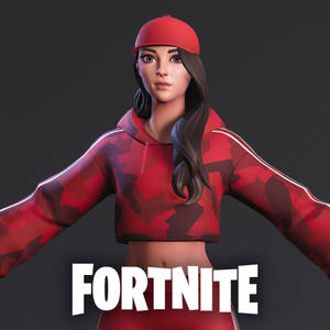 Ruby Fortnite Close-up 3d Artwork Wallpaper