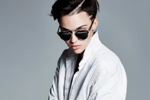 Ruby Rose In Cool Shades Wallpaper