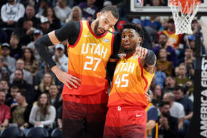 Rudy Gobert And Donovan Mitchell Wallpaper