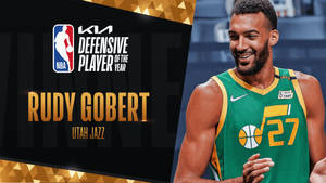 Rudy Gobert Defensive Player Wallpaper