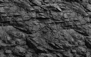 Rugged Dark Stone Wall Desktop Wallpaper