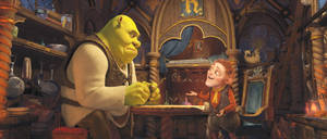 Rumpelstiltskin Talking To Shrek Pc Wallpaper