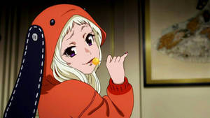 Runa Yomozuki Smug Face Wallpaper