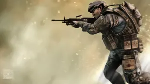 Running Army Animated Wallpaper