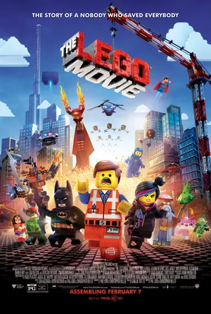 Running The Lego Movie Poster Wallpaper