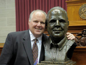 Rush Limbaugh Head Sculpture Wallpaper