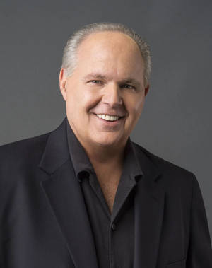 Rush Limbaugh In Gray Background Wallpaper