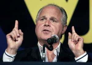 Rush Limbaugh Speech In Michigan Wallpaper