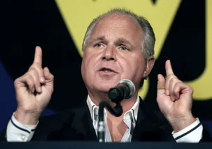 Rush Limbaugh Speech In Michigan Wallpaper