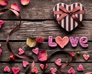 Rustic Valentine Day Love Wallpaper