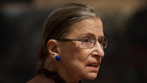 Ruth Bader Ginsburg Deep Blue Earring Wallpaper