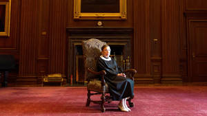 Ruth Bader Ginsburg Red Carpet Room Wallpaper