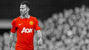 Ryan Giggs Red Color Splash Wallpaper