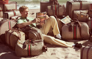 Ryan Gosling Reading Gucci 4k Wallpaper
