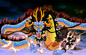 Ryuunosuke Akutagawa Faces Kaido Of The Beast Wallpaper