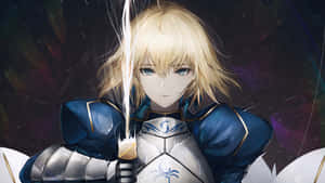 Saber Fate Stay Night Summoning Sword Wallpaper