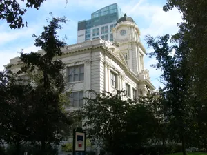 Sacramento City Hall Many Trees Wallpaper