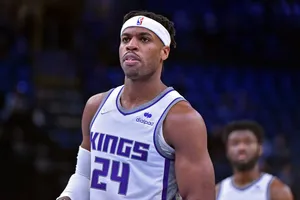 Sacramento Kings Buddy Hield Serious Look Wallpaper