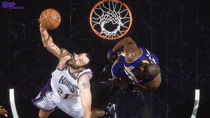 Sacramento Kings Vlade Divac Top Angle Wallpaper