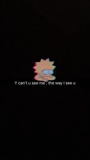 Sad Aesthetic Tumblr Lisa Simpson Wallpaper
