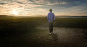 Sad Boi Sunrise Grass Wallpaper