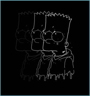 Sad Boy Bart Wallpaper