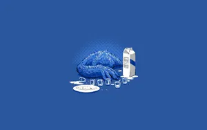 Sad Cookie Monster Cute Laptop Wallpaper