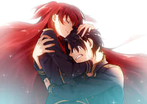 Sad Couple Anime Yuji And Shana Wallpaper