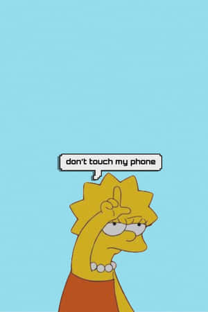 Sad Lisa Simpson Being Private Wallpaper