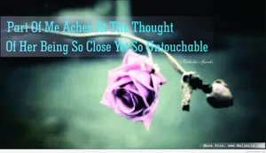 Sad Love Flower Quote Wallpaper